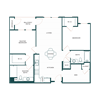 Palmia 55+ Apartments Fremont CA 2 Bedroom B1 + Den 1121 Sq Ft